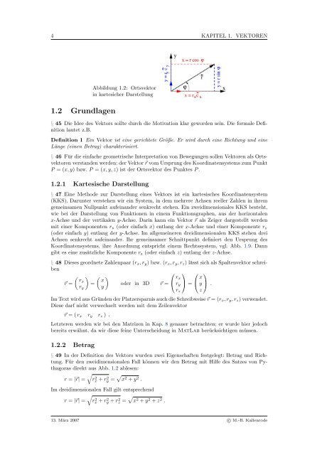 Mathematik fÃ¼r Physiker - Numerische Physik: Modellierung