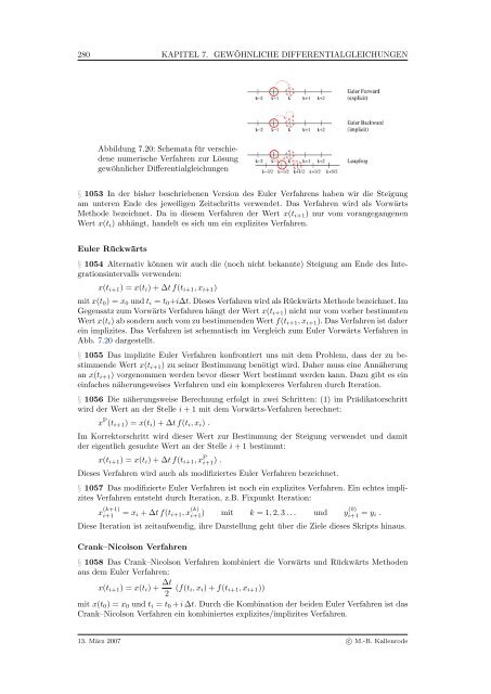 Mathematik fÃ¼r Physiker - Numerische Physik: Modellierung