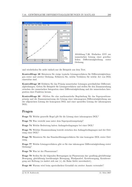 Mathematik fÃ¼r Physiker - Numerische Physik: Modellierung