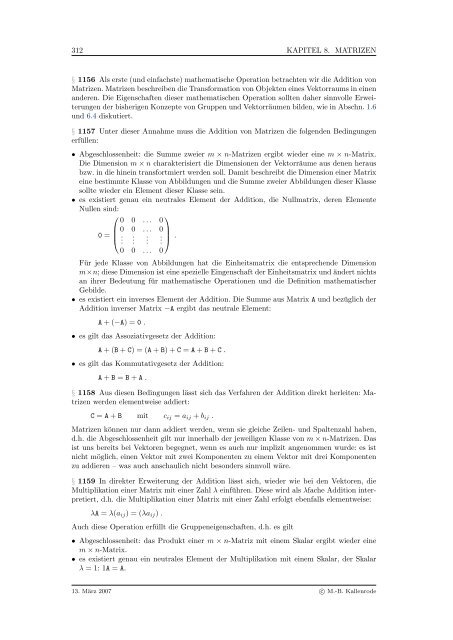 Mathematik fÃ¼r Physiker - Numerische Physik: Modellierung