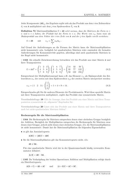 Mathematik fÃ¼r Physiker - Numerische Physik: Modellierung