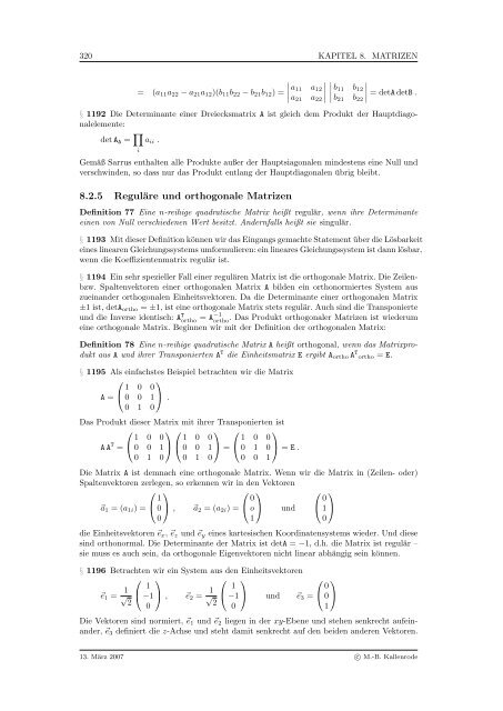 Mathematik fÃ¼r Physiker - Numerische Physik: Modellierung