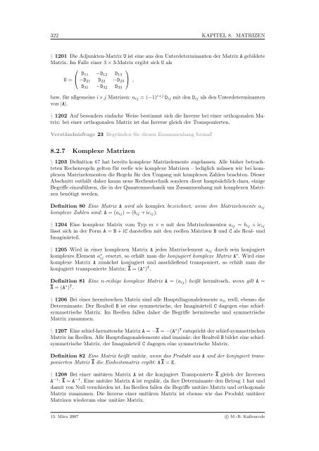 Mathematik fÃ¼r Physiker - Numerische Physik: Modellierung