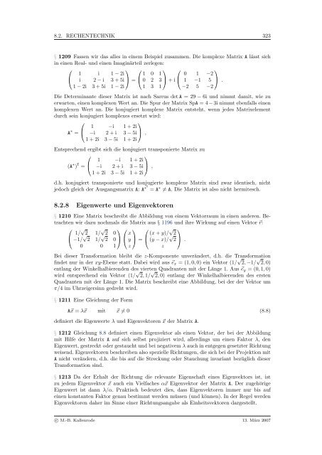 Mathematik fÃ¼r Physiker - Numerische Physik: Modellierung