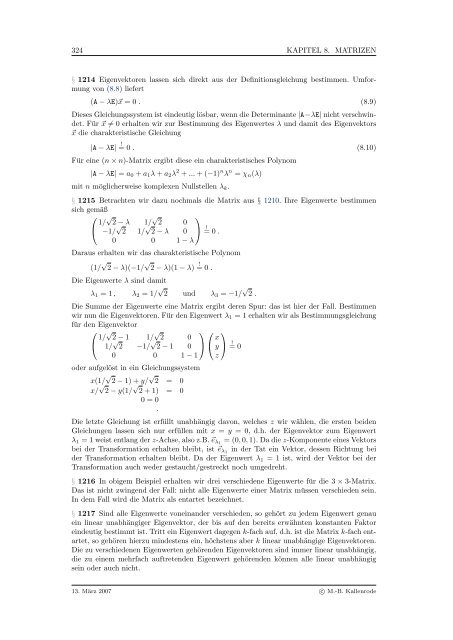 Mathematik fÃ¼r Physiker - Numerische Physik: Modellierung