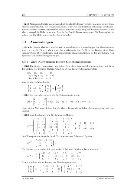 Mathematik fÃ¼r Physiker - Numerische Physik: Modellierung