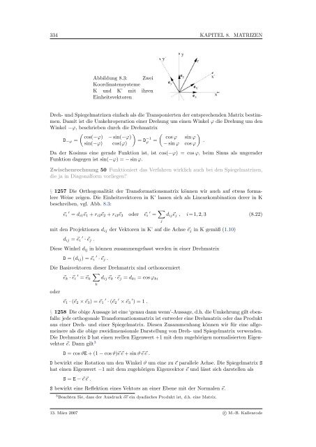 Mathematik fÃ¼r Physiker - Numerische Physik: Modellierung