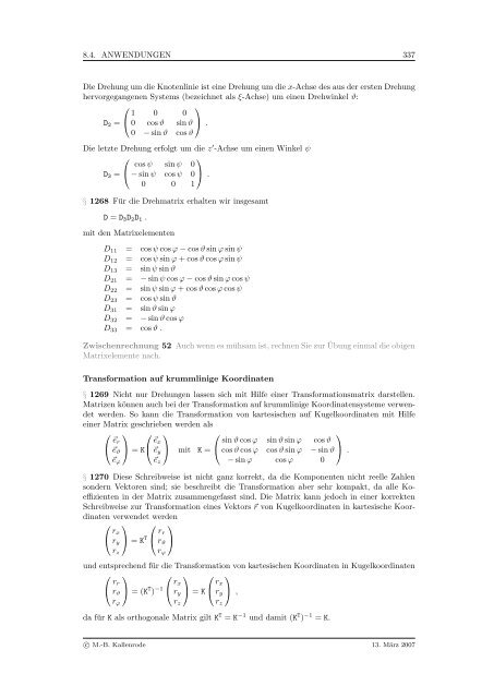 Mathematik fÃ¼r Physiker - Numerische Physik: Modellierung