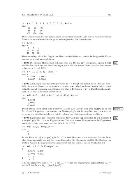 Mathematik fÃ¼r Physiker - Numerische Physik: Modellierung