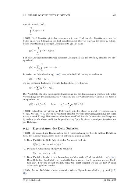 Mathematik fÃ¼r Physiker - Numerische Physik: Modellierung