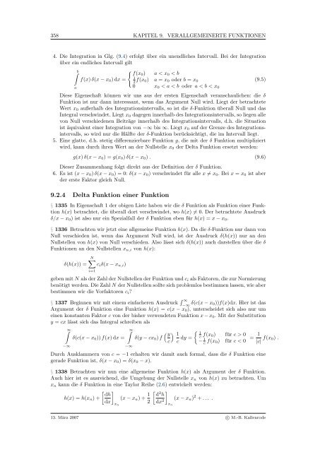 Mathematik fÃ¼r Physiker - Numerische Physik: Modellierung