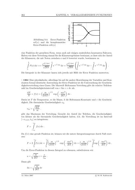 Mathematik fÃ¼r Physiker - Numerische Physik: Modellierung