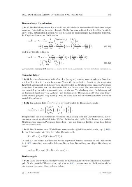 Mathematik fÃ¼r Physiker - Numerische Physik: Modellierung