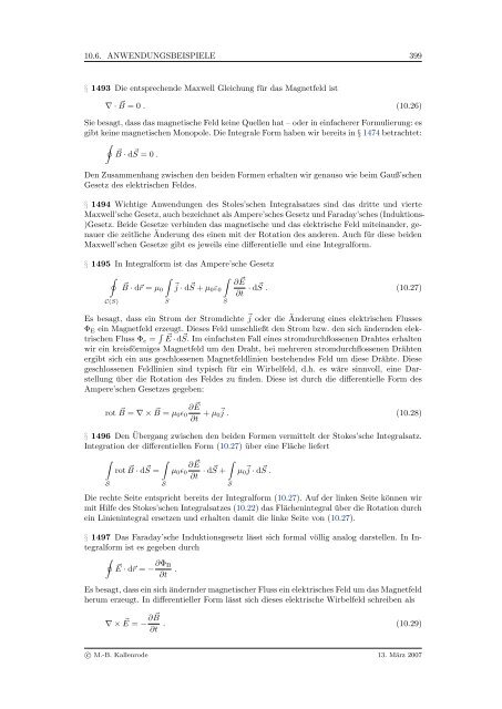 Mathematik fÃ¼r Physiker - Numerische Physik: Modellierung