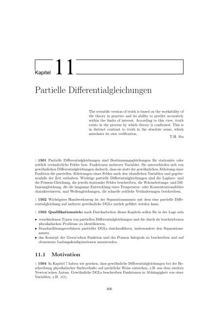 Mathematik fÃ¼r Physiker - Numerische Physik: Modellierung