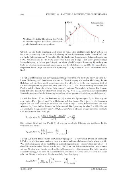 Mathematik fÃ¼r Physiker - Numerische Physik: Modellierung