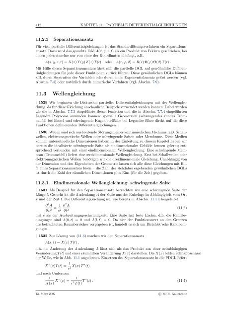 Mathematik fÃ¼r Physiker - Numerische Physik: Modellierung