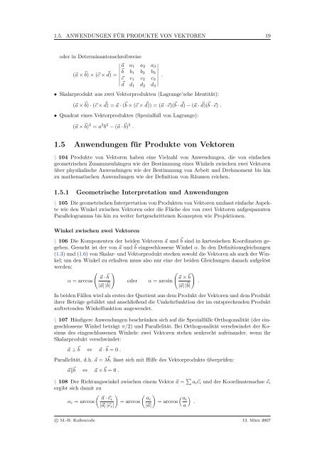 Mathematik fÃ¼r Physiker - Numerische Physik: Modellierung