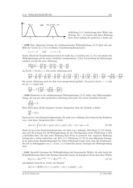 Mathematik fÃ¼r Physiker - Numerische Physik: Modellierung