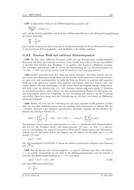 Mathematik fÃ¼r Physiker - Numerische Physik: Modellierung