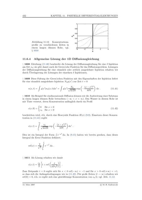 Mathematik fÃ¼r Physiker - Numerische Physik: Modellierung