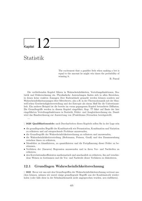 Mathematik fÃ¼r Physiker - Numerische Physik: Modellierung