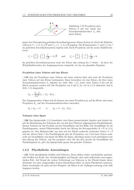 Mathematik fÃ¼r Physiker - Numerische Physik: Modellierung