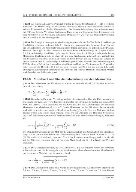 Mathematik fÃ¼r Physiker - Numerische Physik: Modellierung