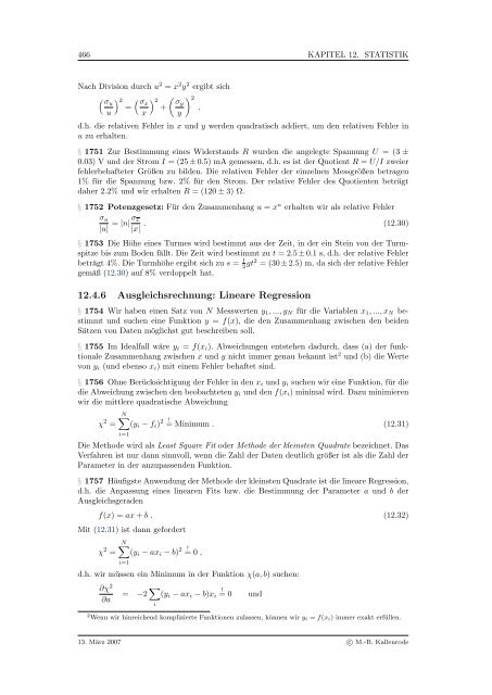 Mathematik fÃ¼r Physiker - Numerische Physik: Modellierung