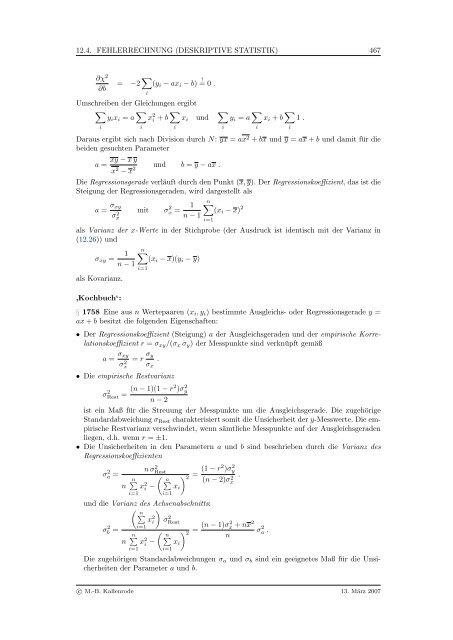 Mathematik fÃ¼r Physiker - Numerische Physik: Modellierung