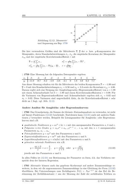 Mathematik fÃ¼r Physiker - Numerische Physik: Modellierung