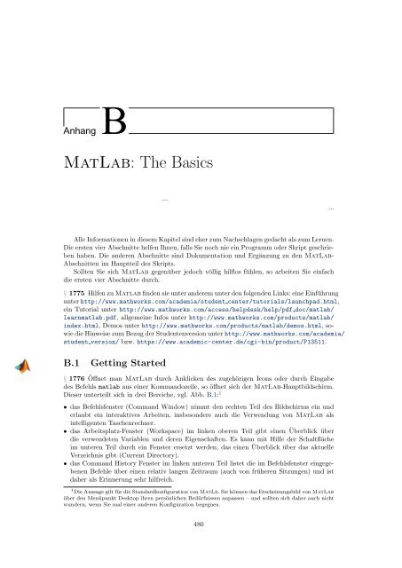 Mathematik fÃ¼r Physiker - Numerische Physik: Modellierung