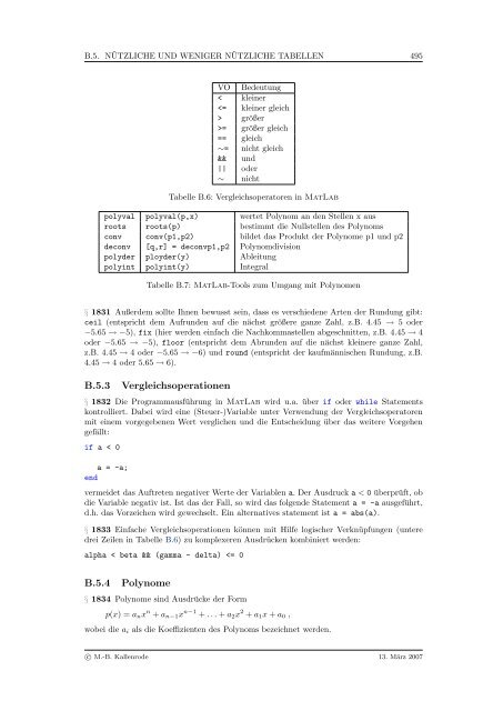 Mathematik fÃ¼r Physiker - Numerische Physik: Modellierung