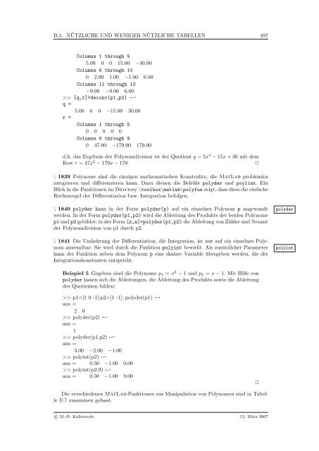 Mathematik fÃ¼r Physiker - Numerische Physik: Modellierung