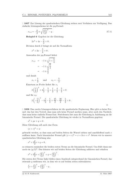 Mathematik fÃ¼r Physiker - Numerische Physik: Modellierung