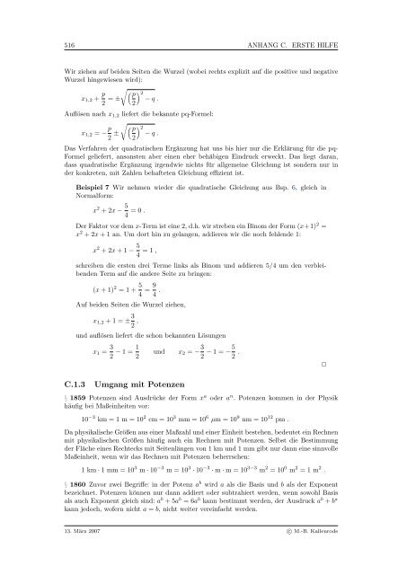 Mathematik fÃ¼r Physiker - Numerische Physik: Modellierung