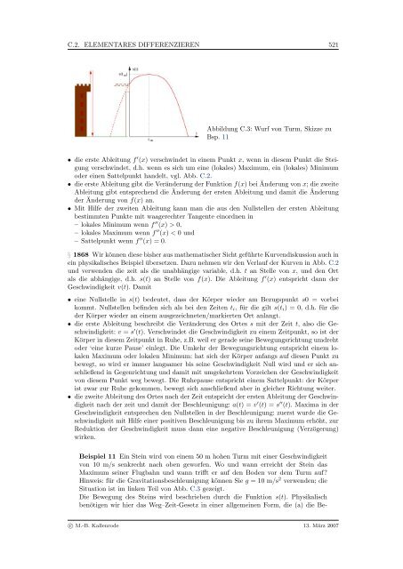 Mathematik fÃ¼r Physiker - Numerische Physik: Modellierung