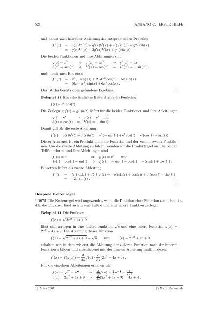 Mathematik fÃ¼r Physiker - Numerische Physik: Modellierung