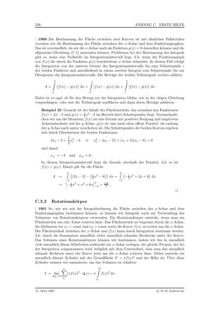 Mathematik fÃ¼r Physiker - Numerische Physik: Modellierung