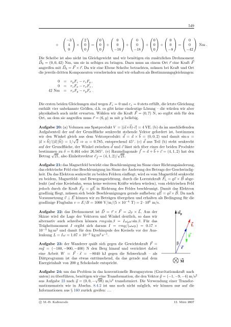 Mathematik fÃ¼r Physiker - Numerische Physik: Modellierung