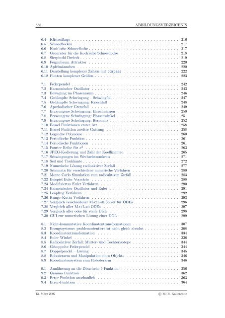 Mathematik fÃ¼r Physiker - Numerische Physik: Modellierung