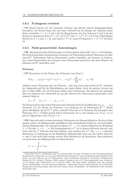 Mathematik fÃ¼r Physiker - Numerische Physik: Modellierung