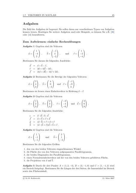 Mathematik fÃ¼r Physiker - Numerische Physik: Modellierung