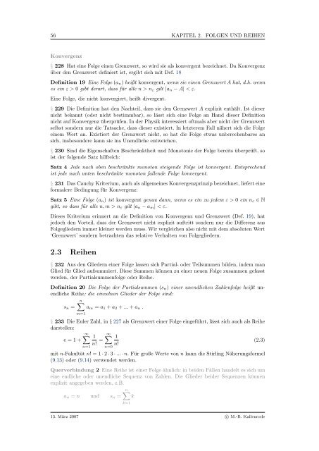 Mathematik fÃ¼r Physiker - Numerische Physik: Modellierung