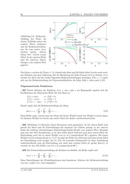 Mathematik fÃ¼r Physiker - Numerische Physik: Modellierung