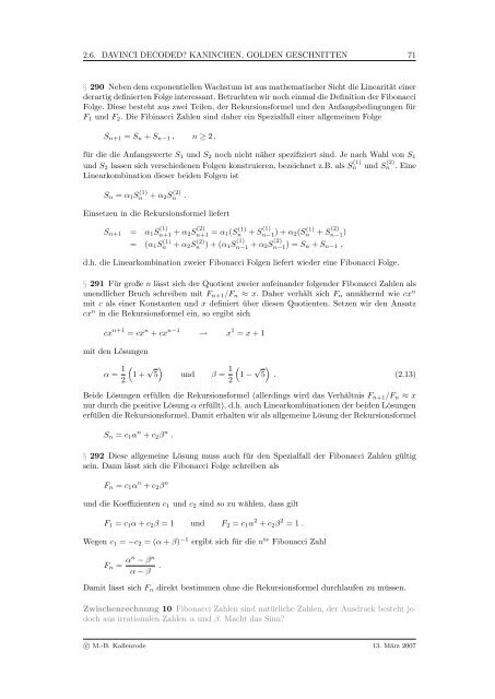 Mathematik fÃ¼r Physiker - Numerische Physik: Modellierung