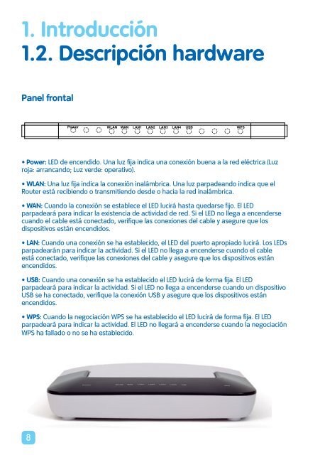 Router NU-GRN6 InalÃƒÂ¡mbrico 11n (2x2) GbE - Telecable