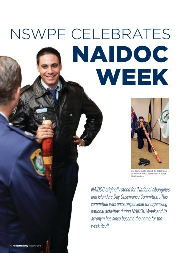 NSWPF celebrates NAIDOC Week - NSW Police Force