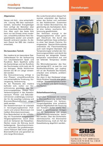 madera - SBS Heizkessel