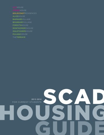 Current Student Housing Guide - SCAD